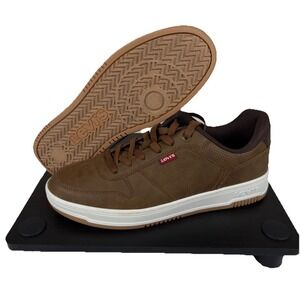 Levi's Drive Lo Fashion Sneakers Shoes Brown Men's 9.5 M Synthetic Leather Nwob